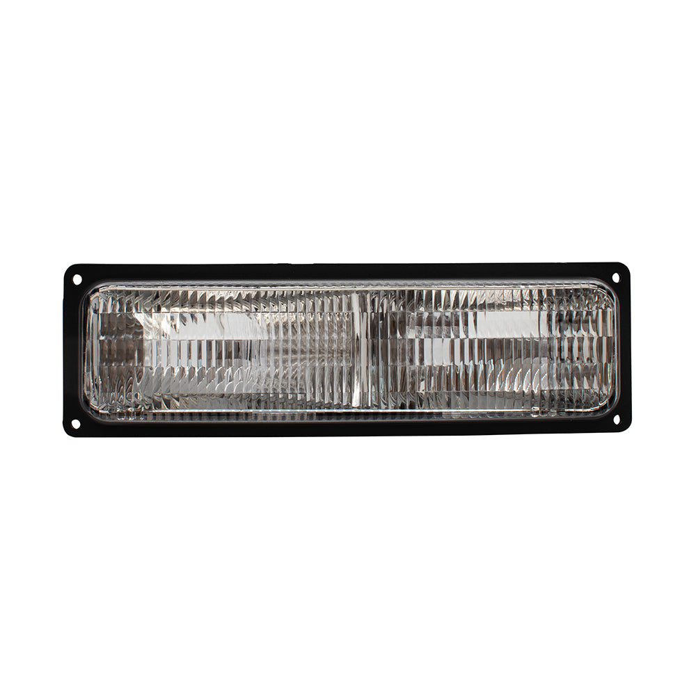 Brock Replacement Passenger Park Signal Front Marker Light Compatible with 94-02 Tahoe C/K Pickup Suburban Yukon Blazer 5976838