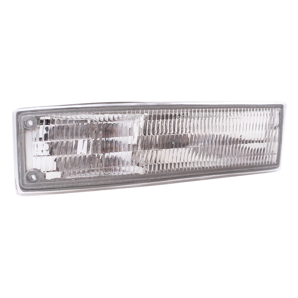 Brock Replacement Driver and Passenger Set Park Signal Side Marker Lights Compatible with 1995-2005 Astro Safari Van 16523211 16523212