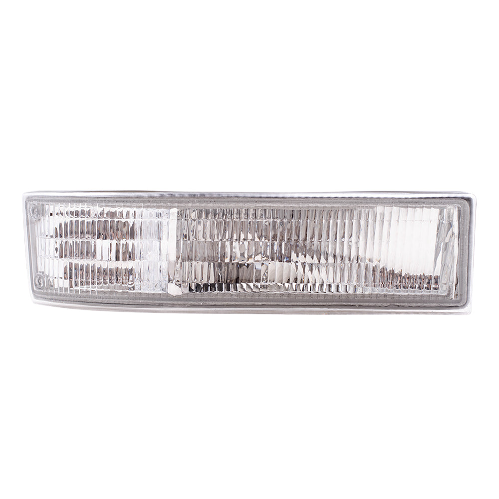 Brock Replacement Driver and Passenger Set Park Signal Side Marker Lights Compatible with 1995-2005 Astro Safari Van 16523211 16523212