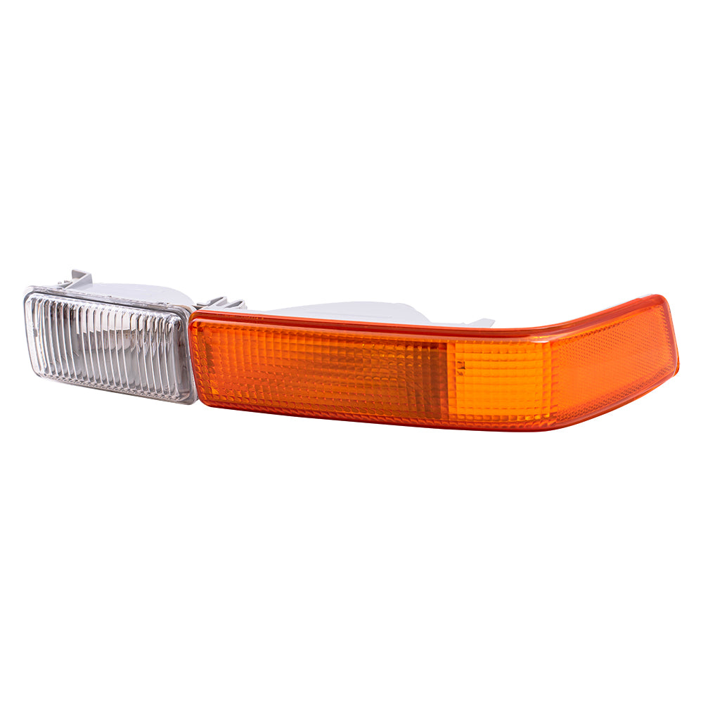 Brock Replacement Driver Side Park/Signal/Fog Light Unit Compatible with 1998-2005 Blazer and 98-04 S10 15098271