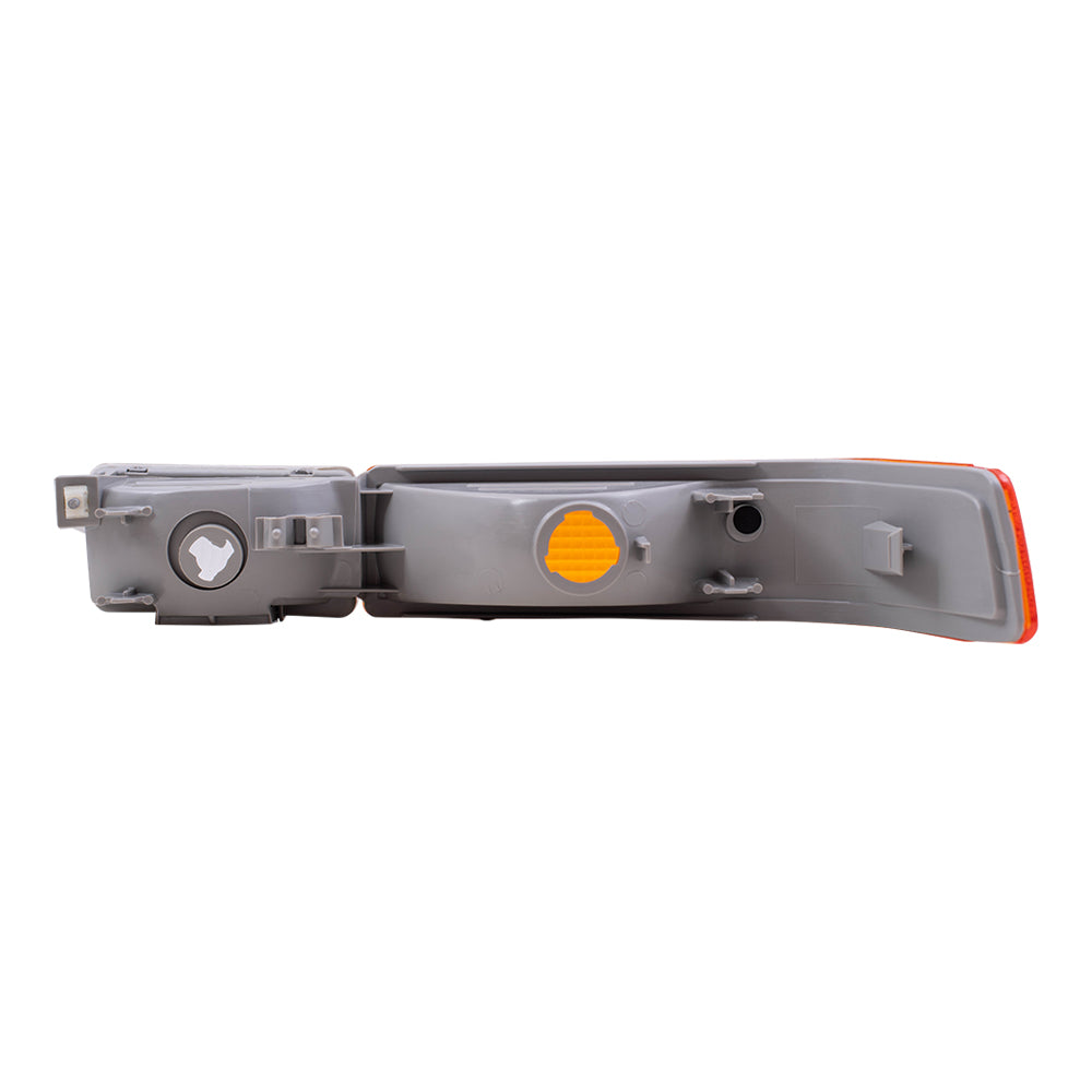 Brock Replacement Driver and Passenger Side Park/Signal/Fog Light Units Compatible with 1998-2005 Blazer and 98-04 S10 15098271 15098272