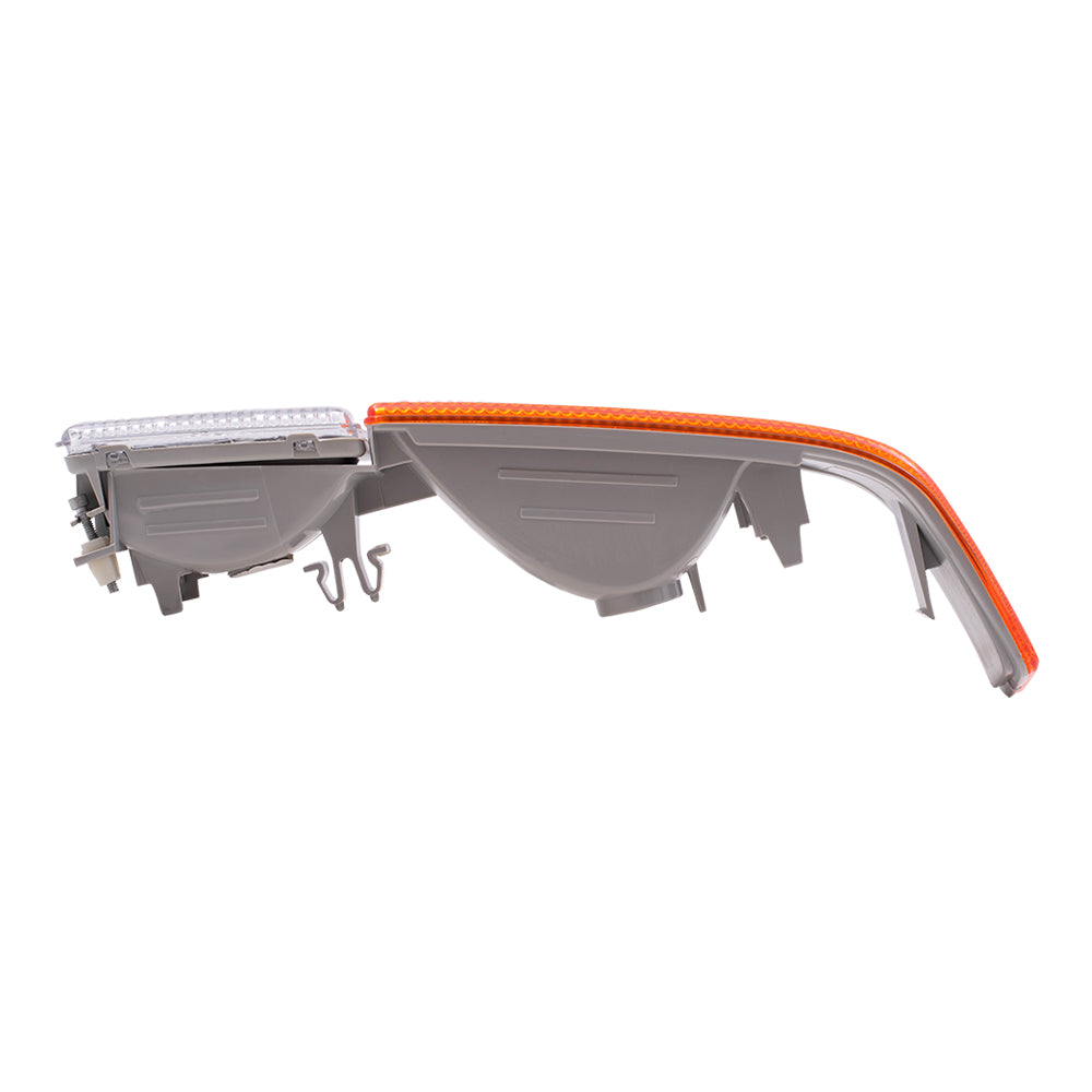 Brock Replacement Driver and Passenger Side Park/Signal/Fog Light Units Compatible with 1998-2005 Blazer and 98-04 S10 15098271 15098272