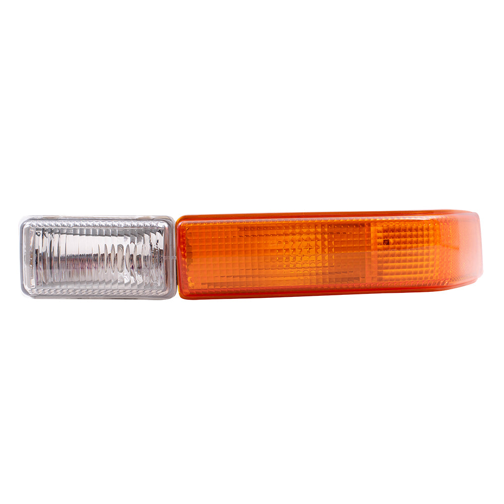 Brock Replacement Driver Side Park/Signal/Fog Light Unit Compatible with 1998-2005 Blazer and 98-04 S10 15098271