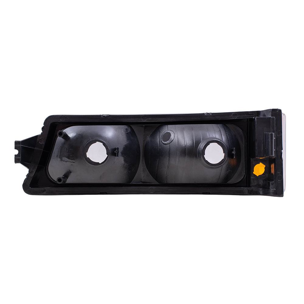 Brock Replacement Passenger Park Signal Front Marker Light Compatible with 2003-2006 Silverado Avalanche Pickup Truck 15199557