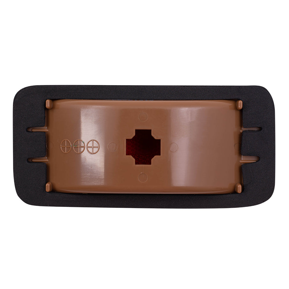 Brock Replacement Rear Signal Side Marker Light Compatible with 1985-1996 G/P Van Early Design 5977809