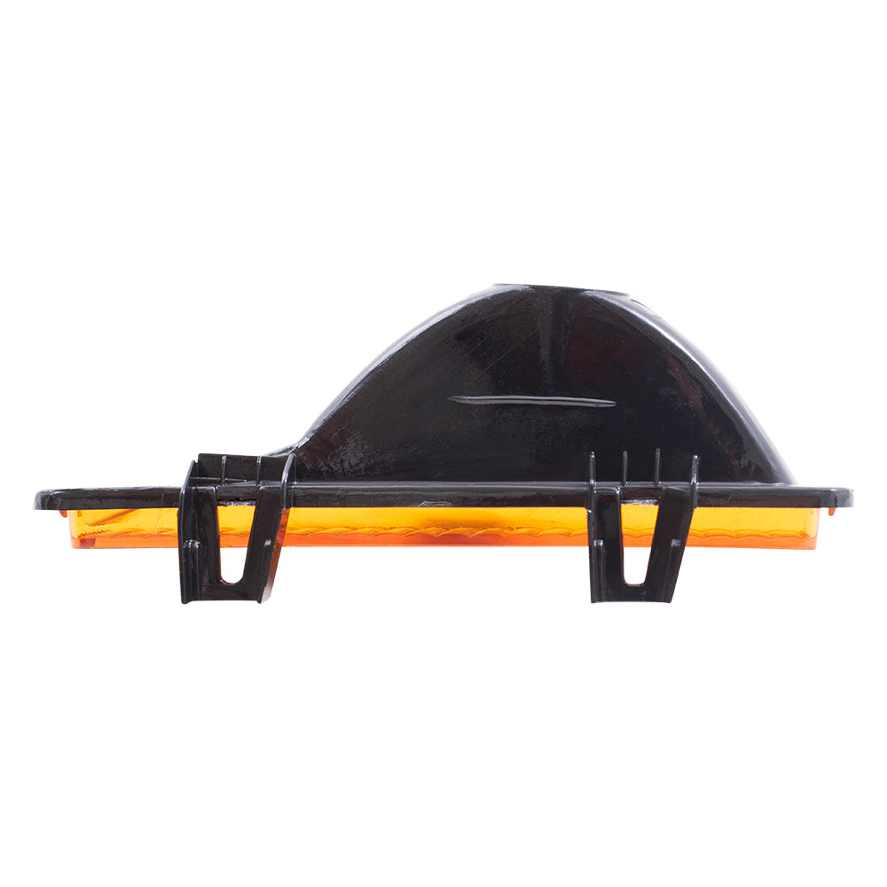 Brock Replacement Driver and Passenger Set Park Signal Front Marker Lights Compatible with 1982-1993 S10 S15 Pickup Truck 5976643 5976644