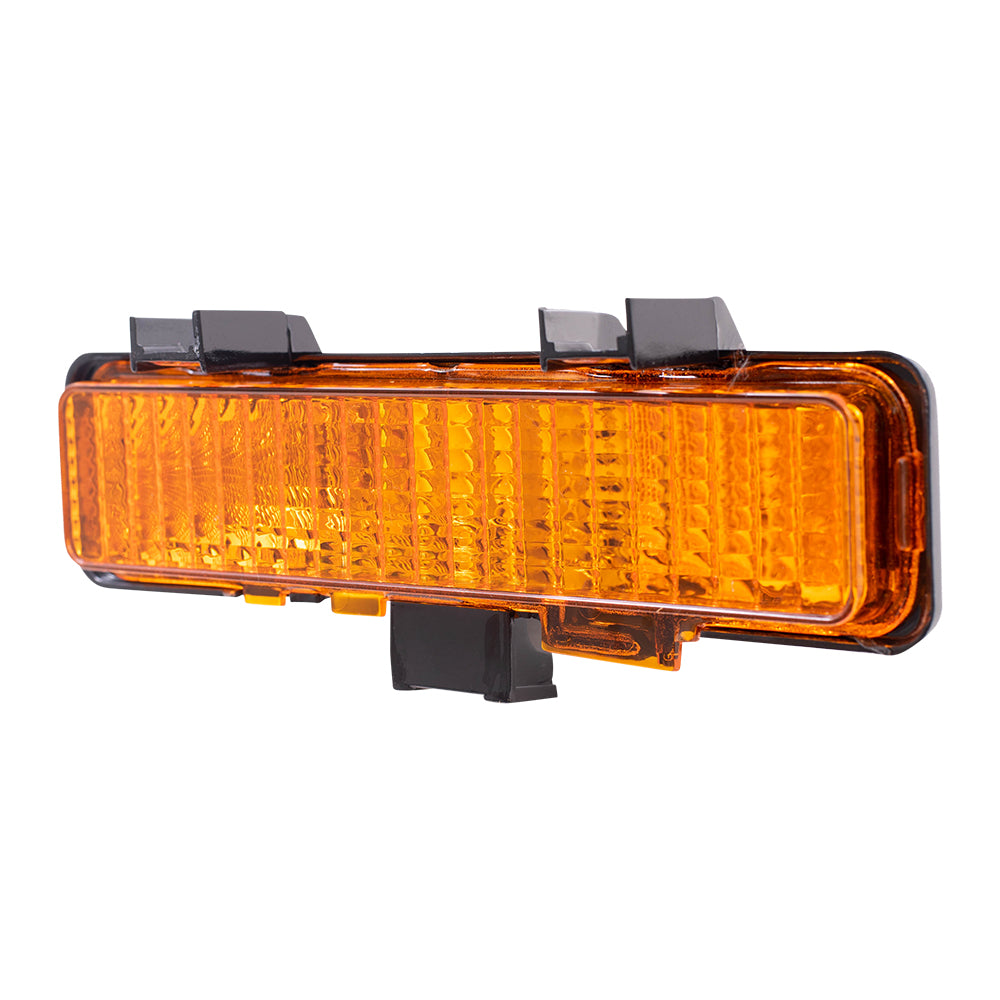 Brock Replacement Passenger Park Signal Front Marker Light Compatible with 1982-1993 S10 S15 Pickup Truck