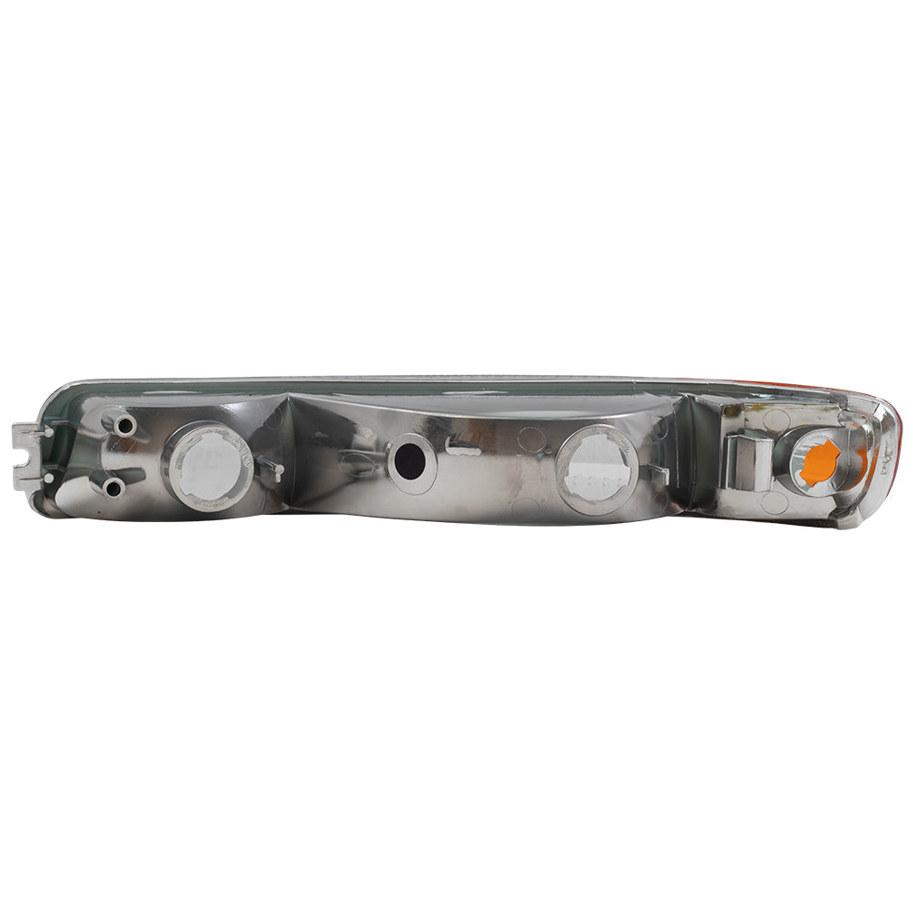 Brock Replacement Driver and Passenger Set Park Signal Front Marker Lights Compatible with 1999-2007 Sierra Pickup Truck 2000-2006 Yukon & Yukon XL 15199560 15199561