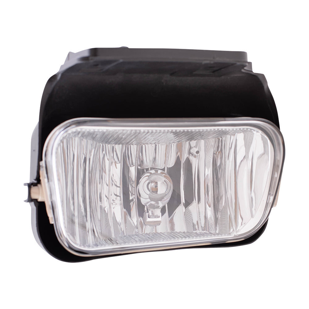 Brock Replacement Driver Fog Light Compatible with 2003-2004 Silverado Avalanche Pickup Truck 15190982