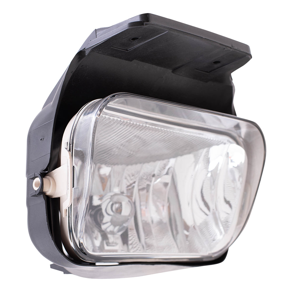 Brock Replacement Driver Fog Light Compatible with 2003-2004 Silverado Avalanche Pickup Truck 15190982