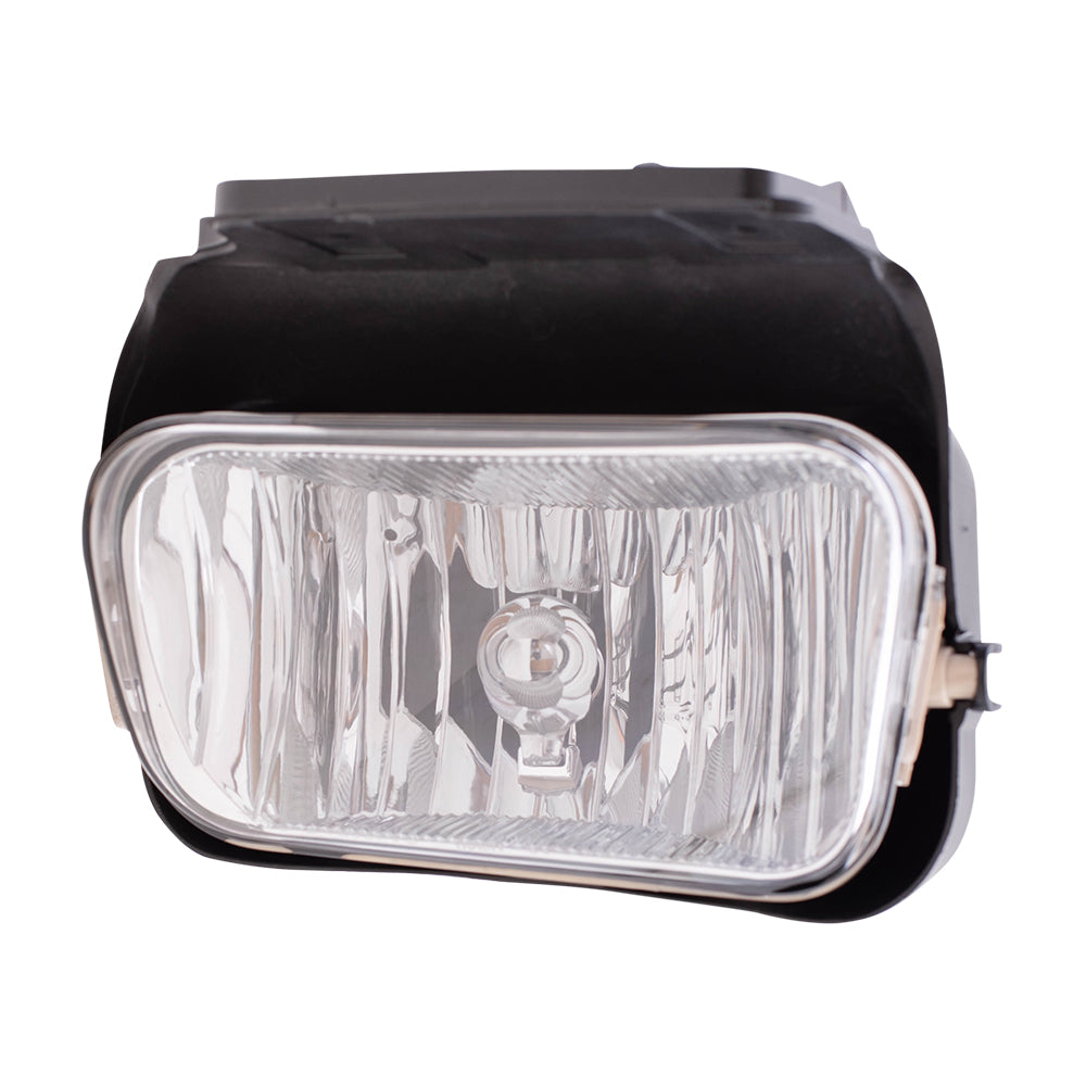 Brock Replacement Passenger Fog Light Compatible with 2003-2004 Silverado Avalanche Pickup Truck 15190983