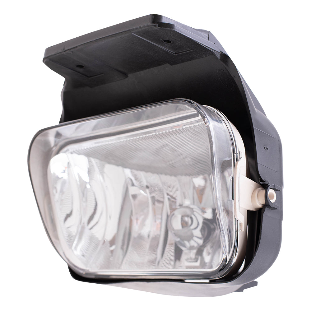Brock Replacement Passenger Fog Light Compatible with 2003-2004 Silverado Avalanche Pickup Truck 15190983