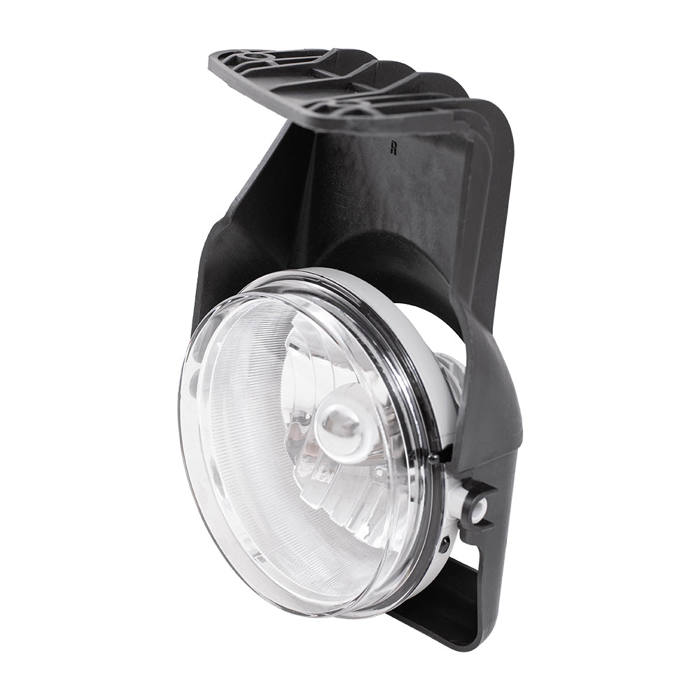 Brock Replacement Driver and Passenger Set Fog Lights Compatible with 2003-2004 Sierra Pickup Truck 15190984 15190985