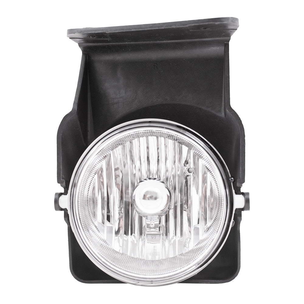 Brock Replacement Driver and Passenger Set Fog Lights Compatible with 2003-2004 Sierra Pickup Truck 15190984 15190985