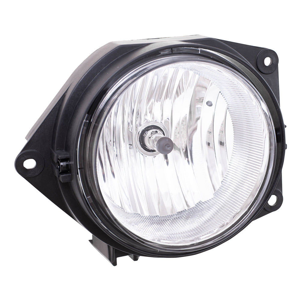 Brock Replacement Driver Fog Light Compatible with 2006-2010 H3 2009-2010 H3T Pickup Truck 15807157