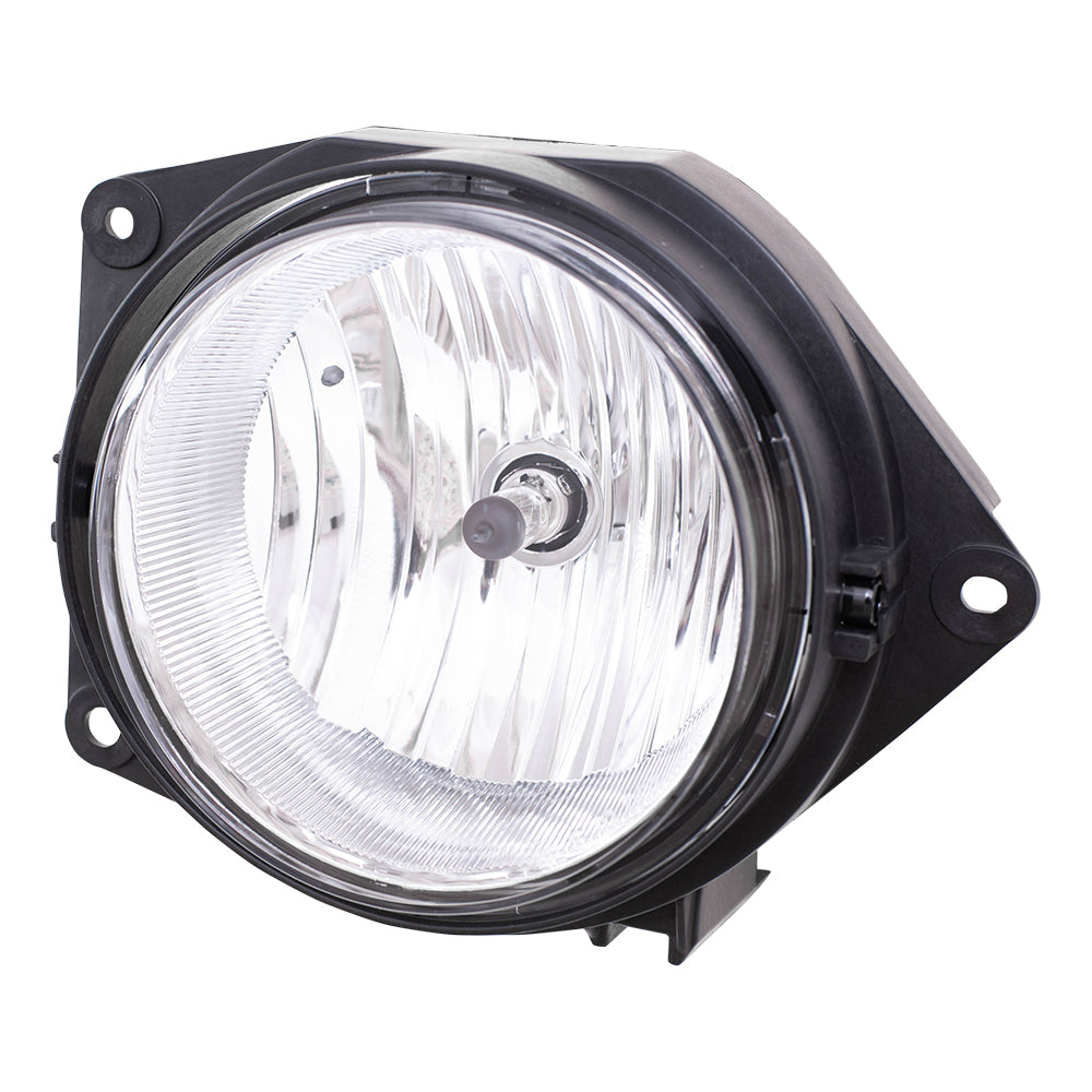 Brock Replacement Passenger Fog Light Compatible with 2006-2010 H3 2009-2010 H3T Pickup Truck 15807158
