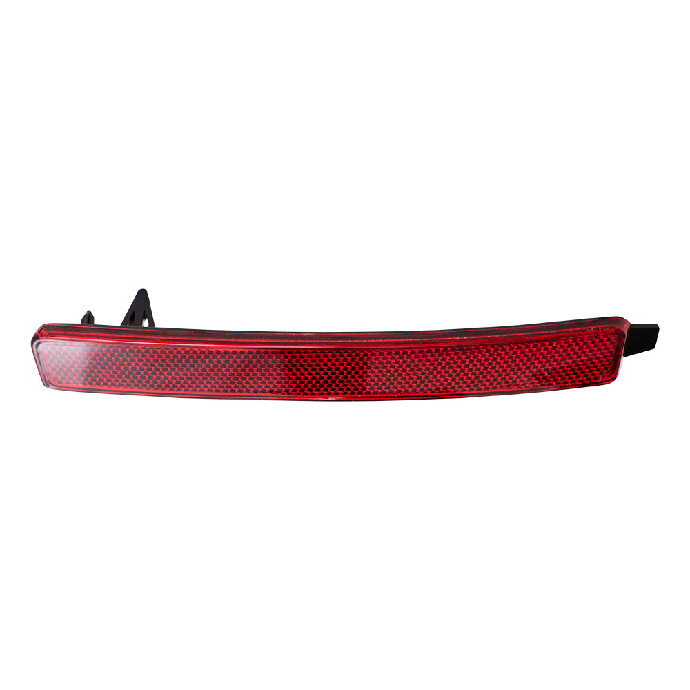 Brock Replacement Passenger Rear Bumper Reflector Light Compatible with Acadia Outlook SRX Traverse 25881882 2831100