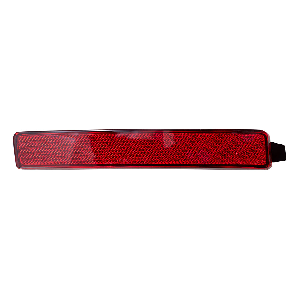 Brock Replacement Passenger Rear Bumper Reflector Light Compatible with Acadia Outlook SRX Traverse 25881882 2831100