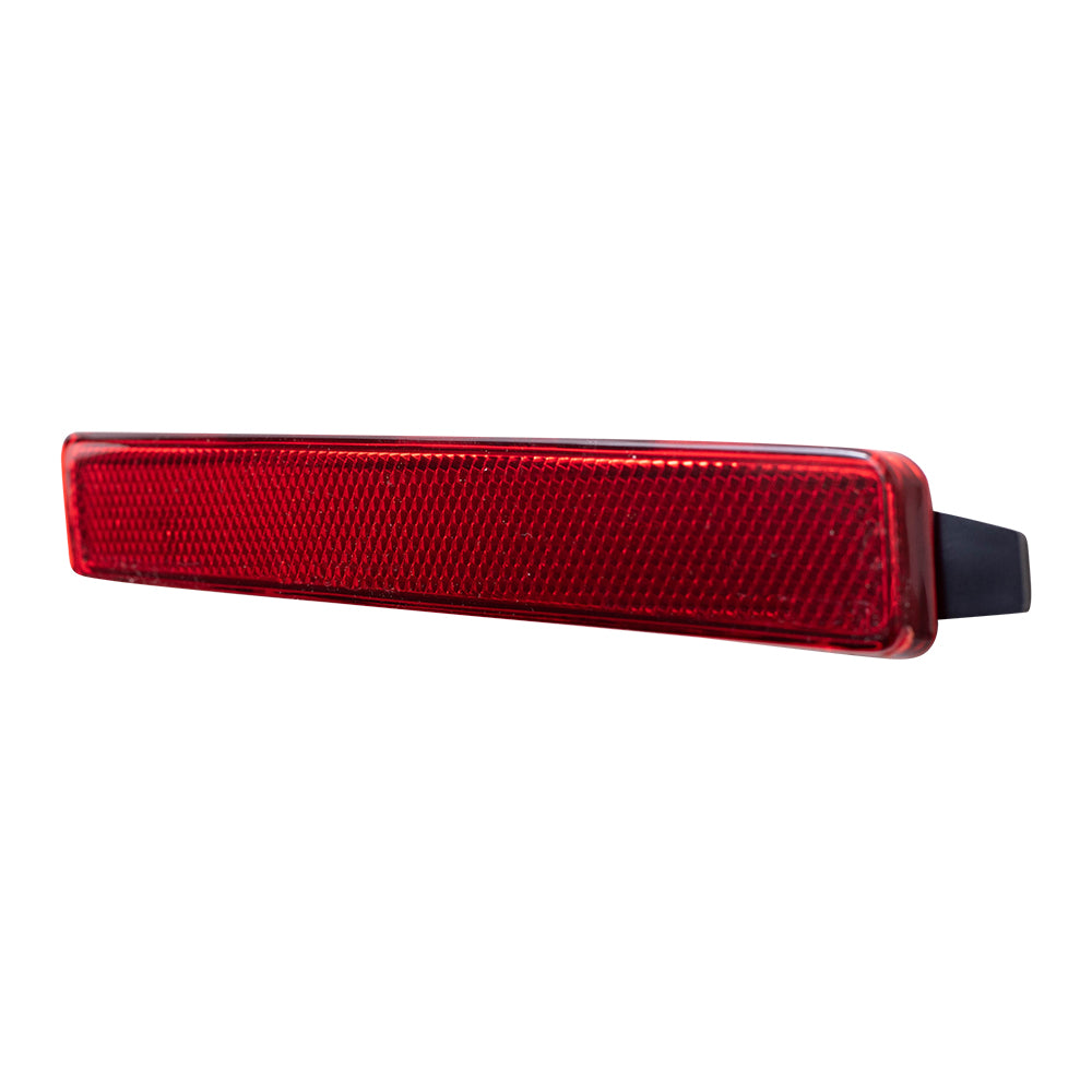 Brock Replacement Passenger Rear Bumper Reflector Light Compatible with Acadia Outlook SRX Traverse 25881882 2831100