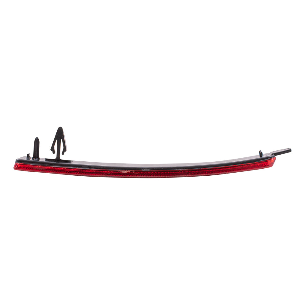 Brock Replacement Passenger Rear Bumper Reflector Light Compatible with Acadia Outlook SRX Traverse 25881882 2831100