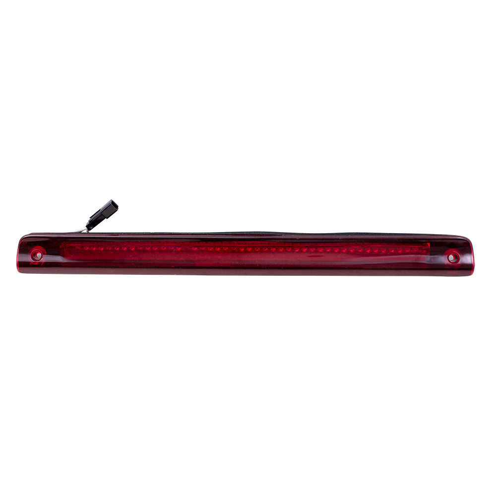 Brock Replacement Rear Third 3rd Brake CHMSL Center High Mount Stop Light Lamp Compatible with Van 15264475