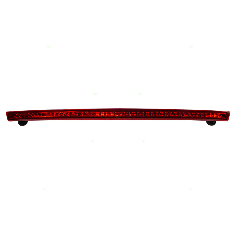 Brock Aftermarket Replacement Red Center High Mount Third Brake Light Assembly