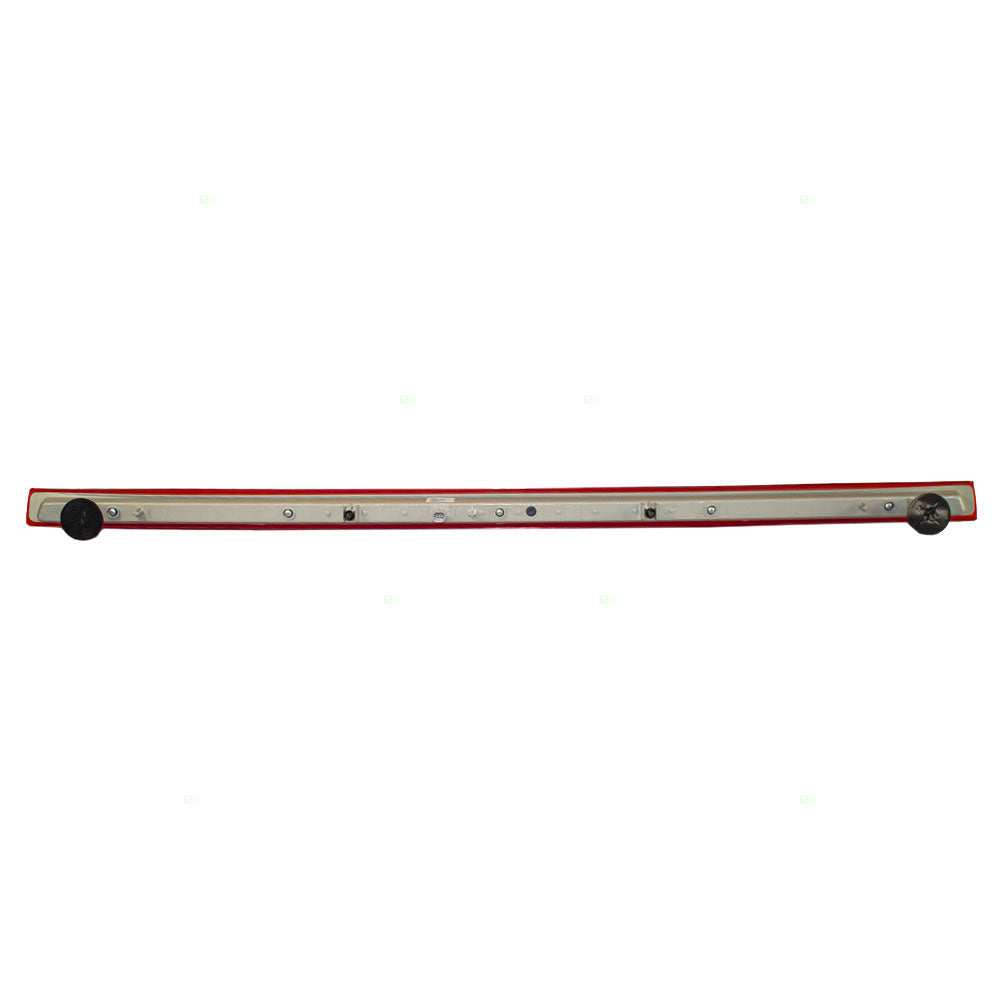 Brock Aftermarket Replacement Red Center High Mount Third Brake Light Assembly