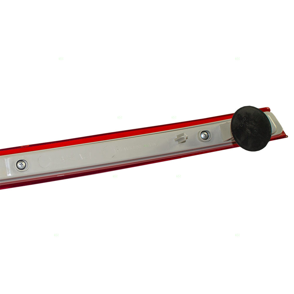 Brock Aftermarket Replacement Red Center High Mount Third Brake Light Assembly
