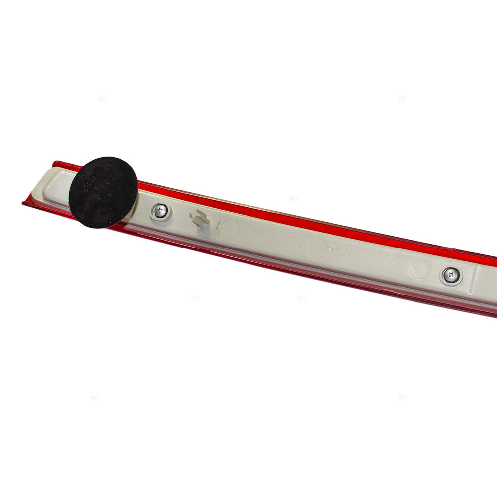 Brock Aftermarket Replacement Red Center High Mount Third Brake Light Assembly