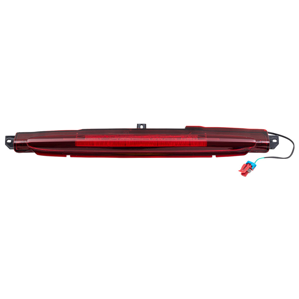 Brock Replacement Third 3rd Brake Light Center High Mount Stop Light Lamp Compatible with 2002-2012 Avalanche Pickup Truck 15120540