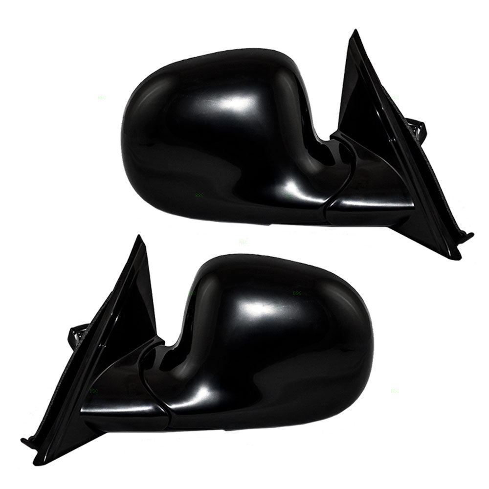 Brock Replacement Driver and Passenger Set Power Side Door Mirrors Compatible with Blazer S10 Sonoma Hombre Bravada Envoy Jimmy