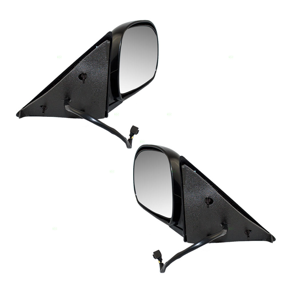 Brock Replacement Driver and Passenger Set Power Side Door Mirrors Compatible with Blazer S10 Sonoma Hombre Bravada Envoy Jimmy