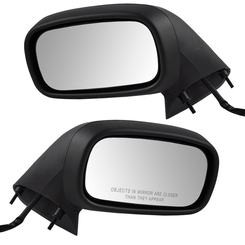 Brock Replacement Driver and Passenger Set Power Side Door Mirrors Compatible with 1992-1999 Bonneville 25615195 25615194