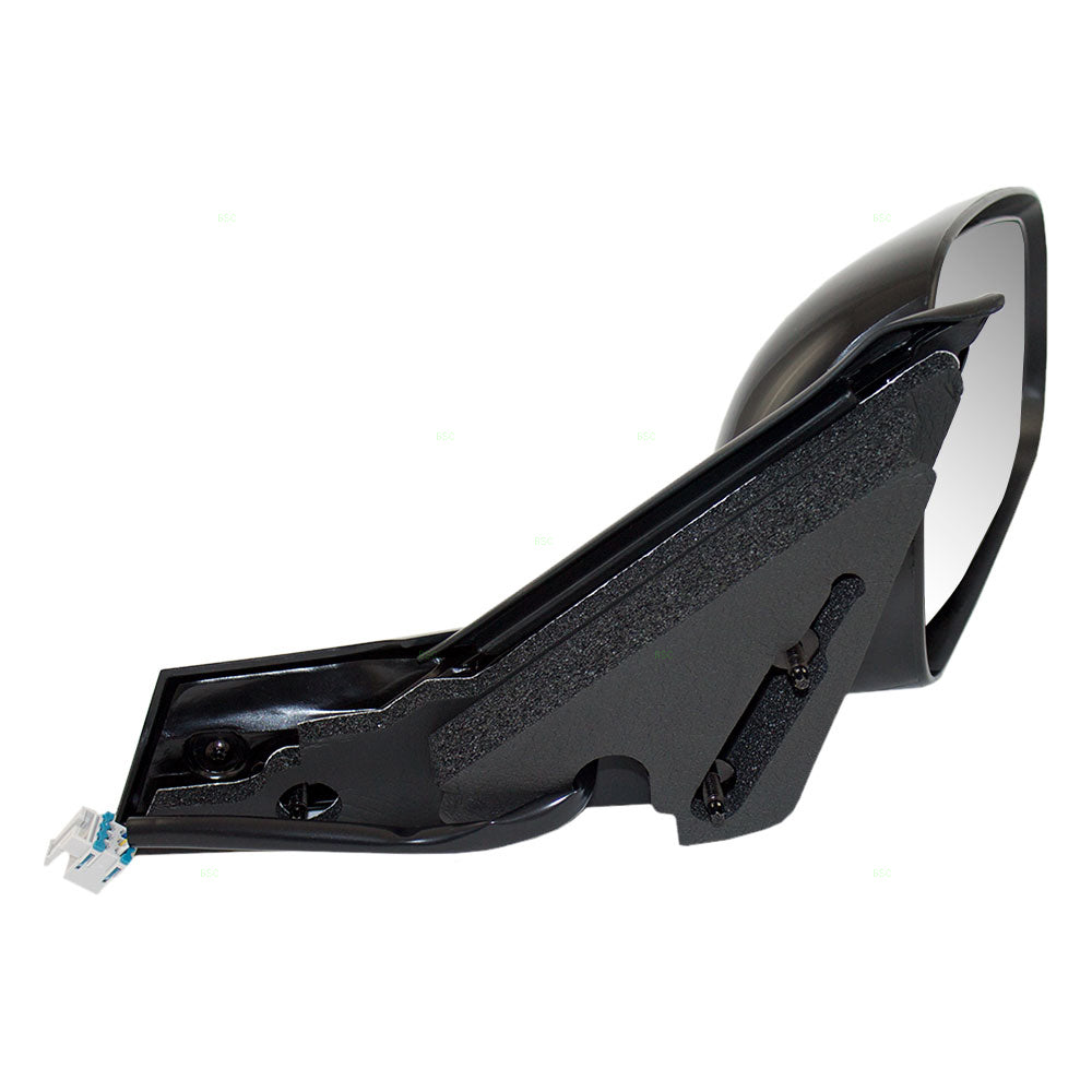 Brock Replacement Passenger Side Power Mirror Paint to Match Black without Heat Compatible with 2000-2005 Impala 10331492 10331491