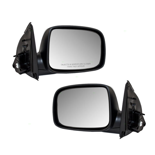 Power Mirror for 2009-2012 Colorado Extended/Crew Cab Manual Fold for 2009-2012 Canyon 25954871 Set GM1320382