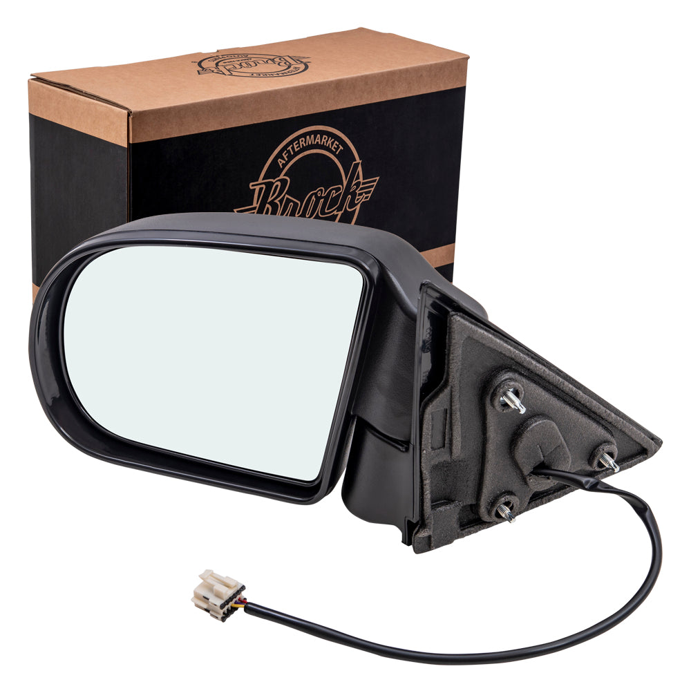 Power Mirror for 1999-2005 Blazer OEM Replacement Plastic Base Manual Fold for 1998-2004 S10 for 1999-2001 Jimmy for 1998-2004 Sonoma for 1999-2001 Bravada Left