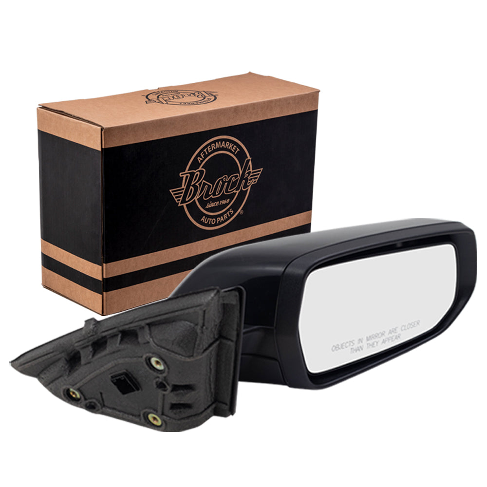 Brock Replacement Passenger Power Side Door Mirror Heated Signal Compatible with 2016-2019 Malibu
