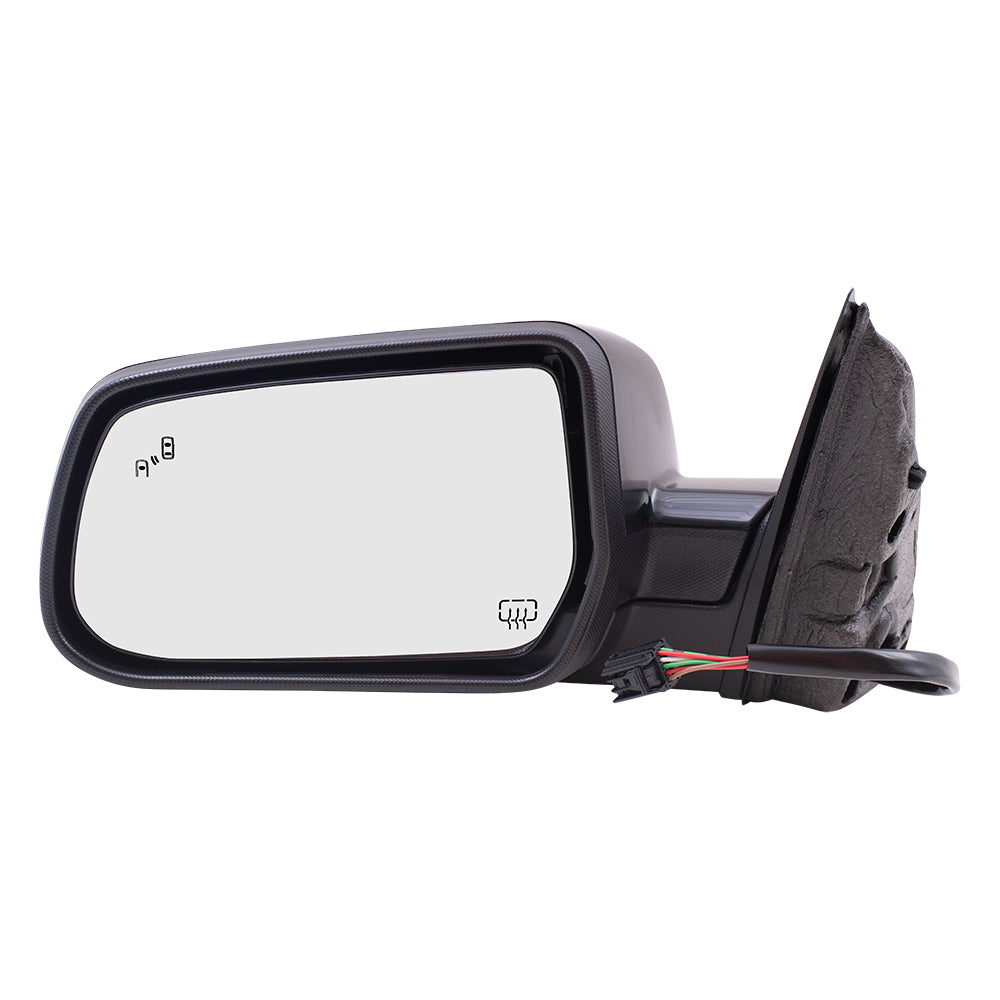 Power Mirror for 2016-2017 Equinox Blind Spot Detection Memory Heated Manual Fold for 2015-2017 Terrain 23219864 Left GM1320490