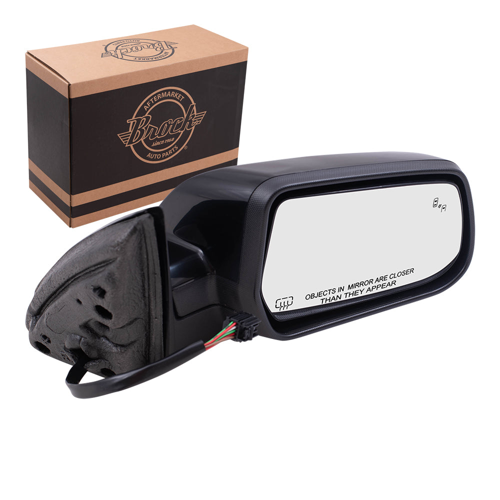 Power Mirror for 2016-2017 Equinox Blind Spot Detection Memory Heated Manual Fold for 2015-2017 Terrain 23219865 Right GM1321490