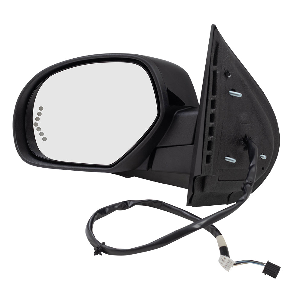 Power Mirror for 2007-2008 Silverado 1500 Exc Classic Power Turn Signal Indicator Memory Heated Power Fold for 2007-2008 Silverado 2500 25831035 Left GM1320339