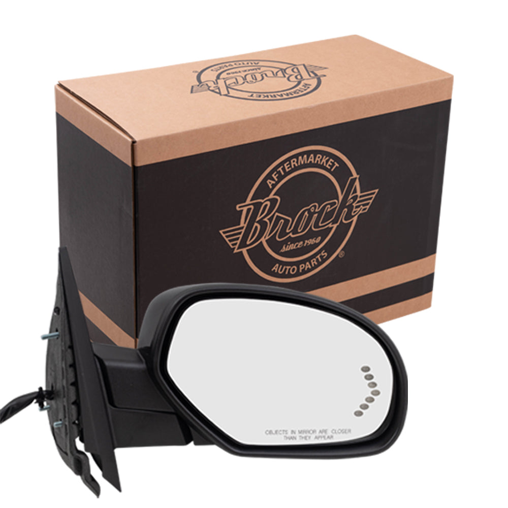 Power Mirror for 2007-2008 Silverado 1500 Turn Signal Indicator Memory Heated Power Fold for 2007-2008 Silverado 2500 25775835 Right GM1321339