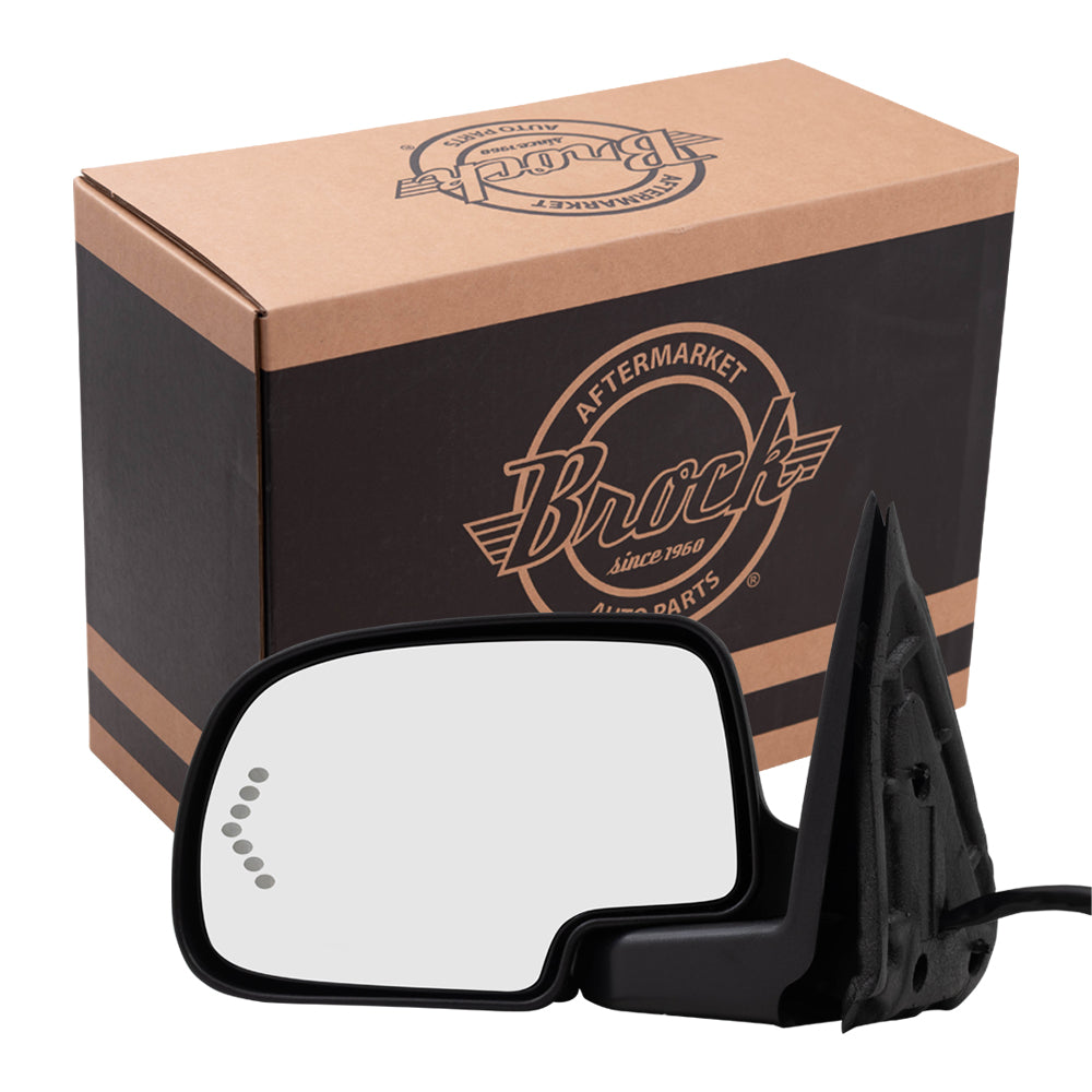 Power Mirror for 2003-2006 Silverado 1500 Turn Signal Indicator Memory Heated Power Fold for 2003-2006 Silverado 1500 HD for 2003-2004 Sierra 2500 for 2007 Sierra 3500 Classic 15124827 Left GM1320362