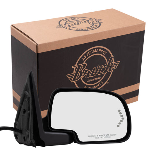 Power Mirror for 2003-2006 Silverado 1500 Turn Signal Indicator Memory Heated Manual Fold for 2003-2006 Silverado 1500 HD for 2003-2004 Sierra 2500 for 2007 Sierra 3500 Classic 15124828 Right