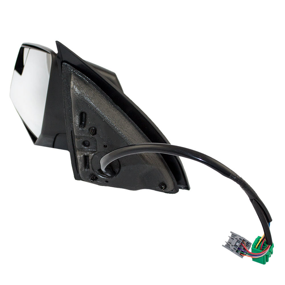 Brock Replacement Driver Power Side Door Mirror Heated Memory Signal Spotter Glass Power Folding Compatible with Acadia Outlook Traverse