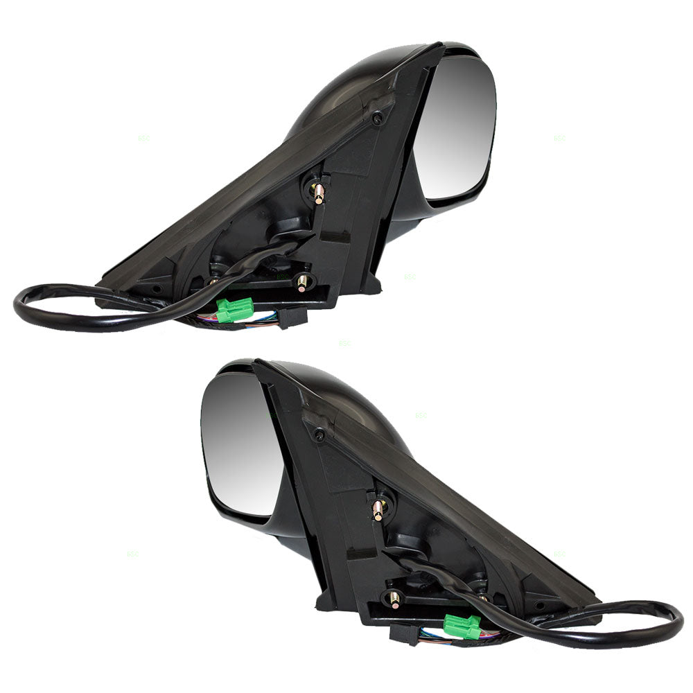 Brock Replacement Driver and Passenger Set Power Side Door Mirrors Heated Memory Compatible with 1998-2002 Park Avenue 25739837 25739836