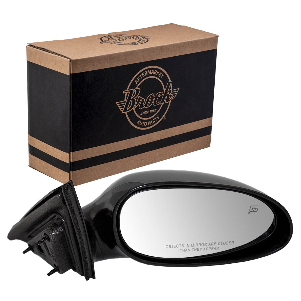 Brock Replacement Passenger Power Side Door Mirror Heated Compatible with 2005-2009 LaCrosse 15886520