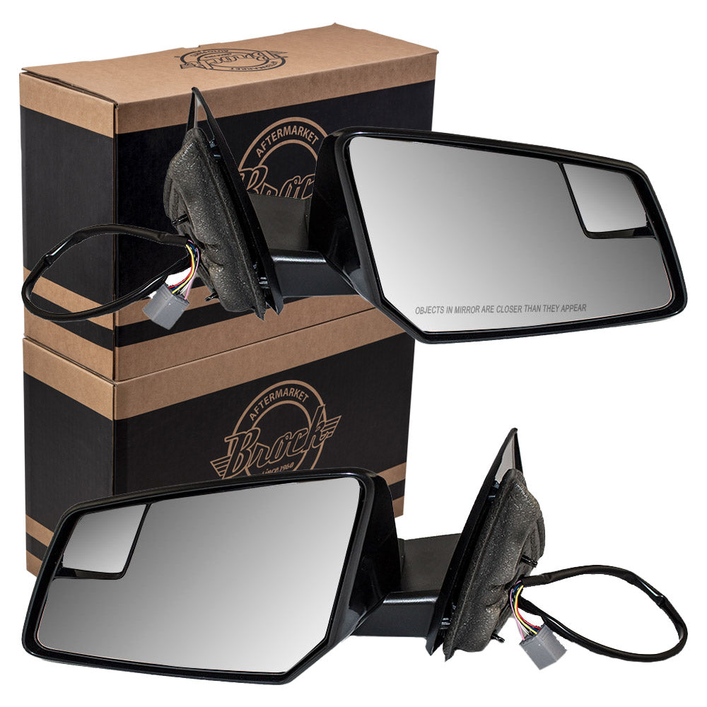 Power Mirror for 2009-2017 Traverse Turn Signal Indicator Heated Manual Fold for 2007-2016 Acadia for 2017 Acadia Limited for 2007-2010 Outlook 20879274 Set GM1320383