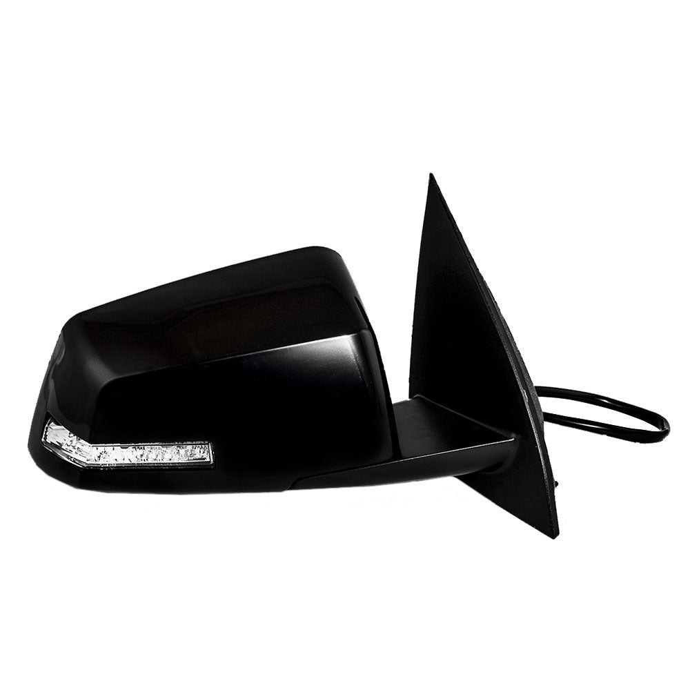 Brock Replacement Passenger Power Side Door Mirror Heated Signal Spotter Glass Compatible with Traverse Acadia Outlook 20879275