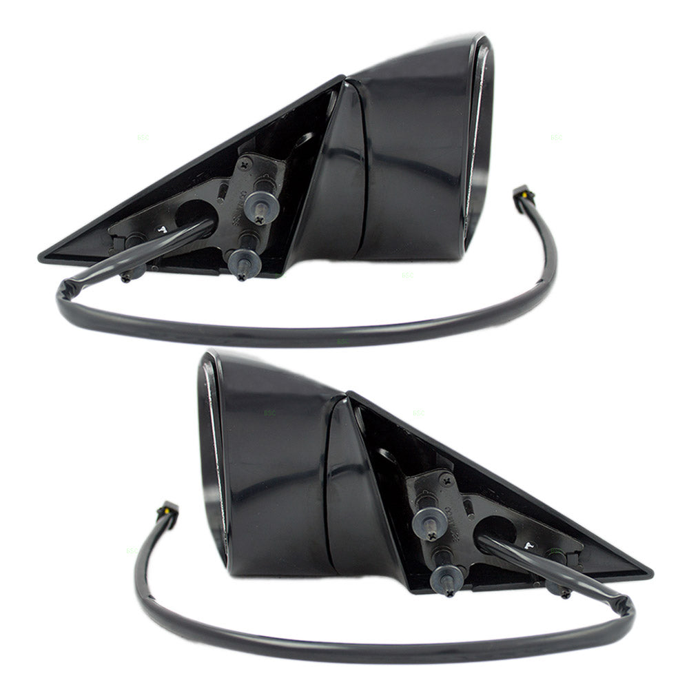 Brock Replacement Driver and Passenger Set Power Side Door Mirrors Heated Compatible with 1995 1996 Caprice Fleetwood Impala Roadmaster