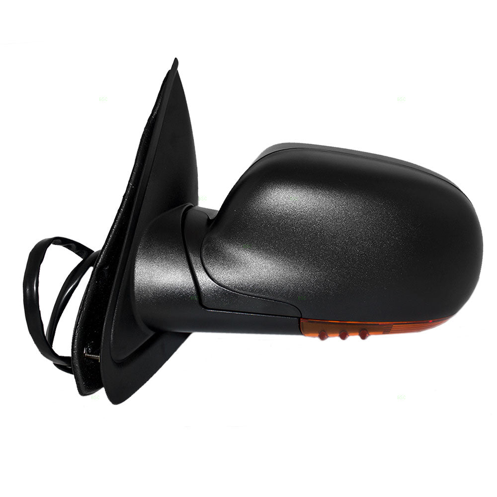 Brock Replacement Driver Power Side Door Mirror Heated Amber Signal Compatible with Trailblazer & EXT Bravada Envoy/Envoy XL